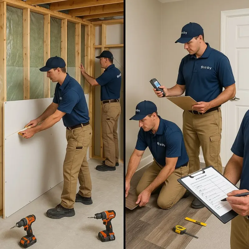 Repairs and Reconstruction process in Nooksack, WA